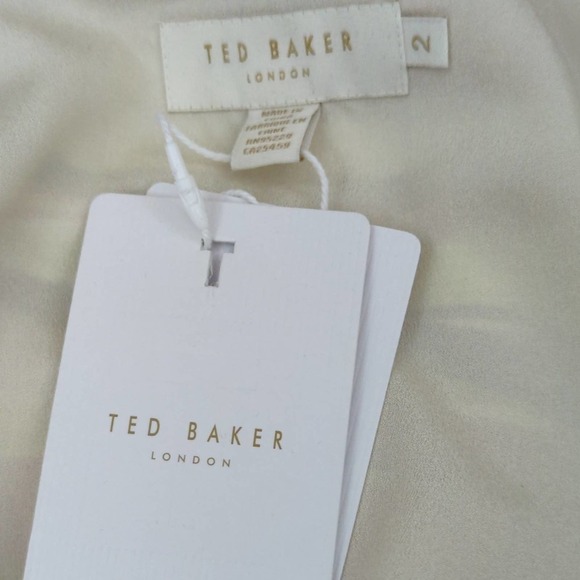 Ted Baker Warren Printed Button Through Cami Maxi Dress in DUSTY PINK Size 6 US - Picture 13 of 13